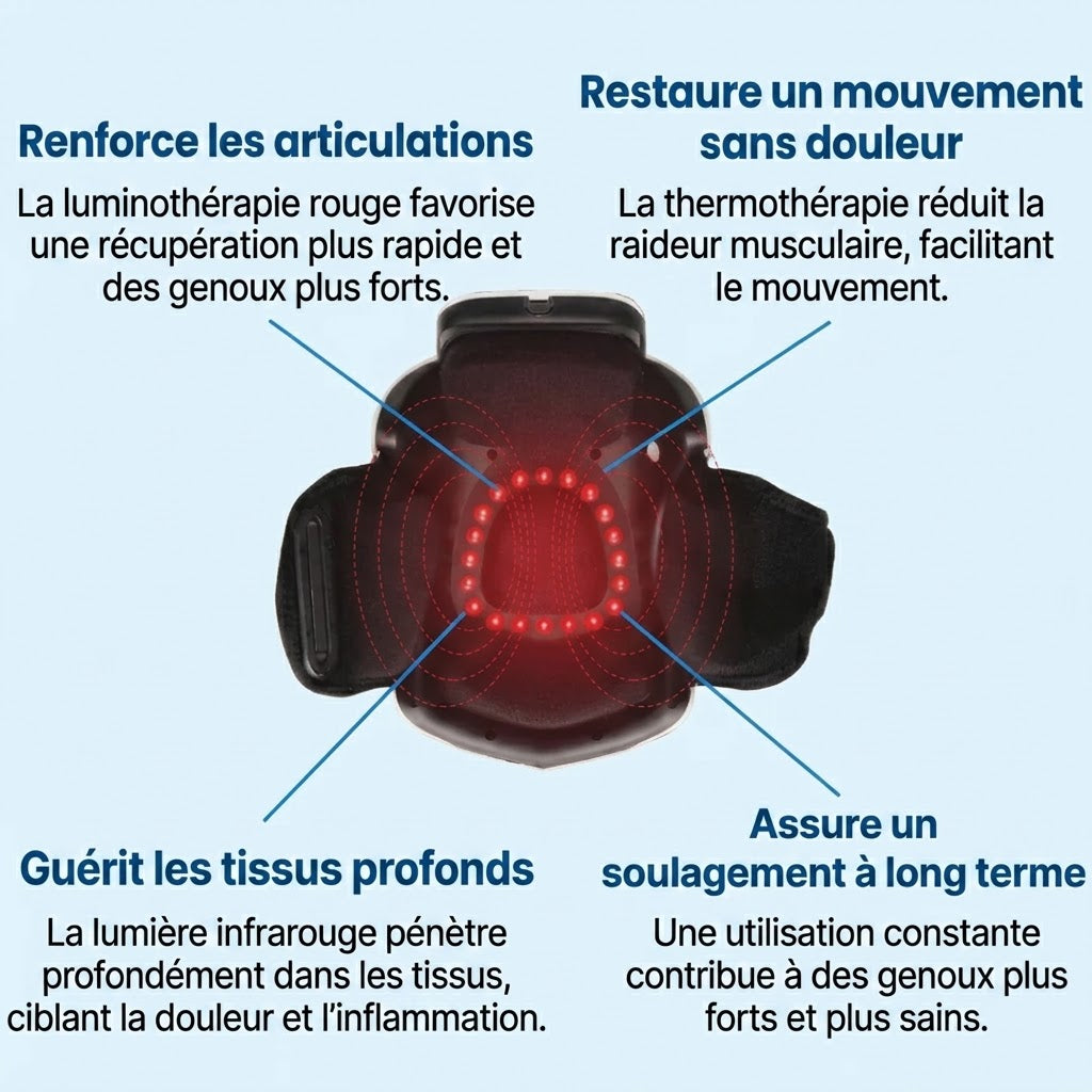 L'appareil de massage genou 4-en-1 Aeloriana™ original